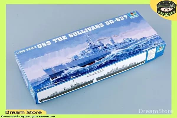 Trumpeter 1/350 05304 USS Салливаны DD-537Корабль