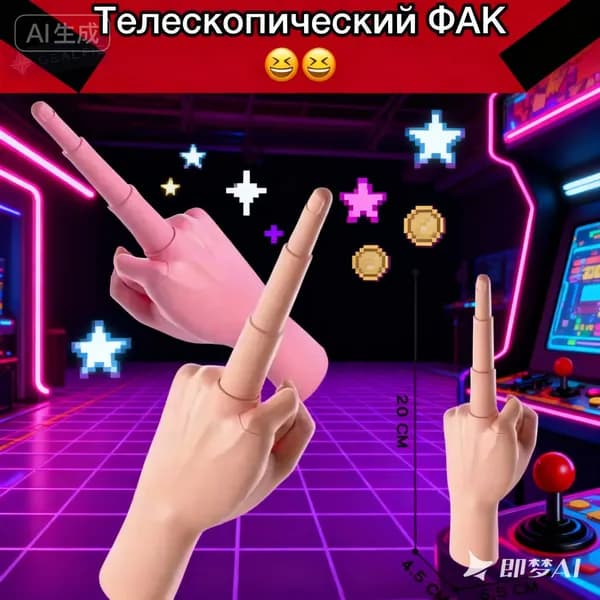 Средний палец, Подарок с приколом, игрушка