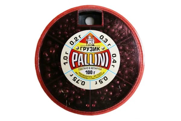 Большой набор грузил Pallini для рыбалки 100гр 0,2-1гр
