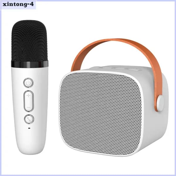 Bluetooth караоке машина, легкая и многофункциональная, для веселых встреч с друзьями слоновая кость