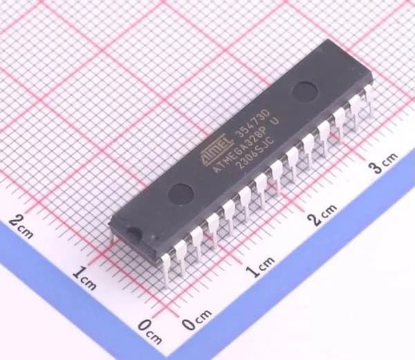 MICROCHIP ATMEGA328P-PU Микросхема МК AVR, EEPROM 1024Б, SRAM 2кБ, Flash 32кБ, DIP28, 1шт