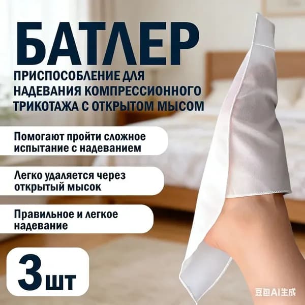 Набор батлеров для компрессионного трикотажа, 3 шт.