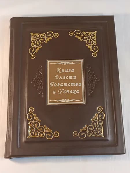 Книга власти, богатства и успеха (ручная работа, нат. кожа, подарочное оформление)
