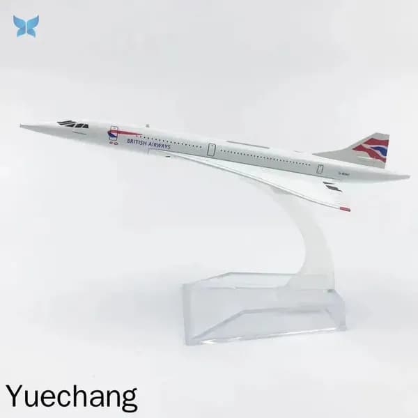 Remove / Металлическая модель самолета Concorde British Airways / авиация Конкорд