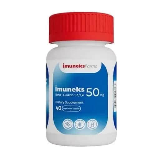 Imuneks Beta-Glukan 50 мг 40 капсул дополнение перед тренировкой