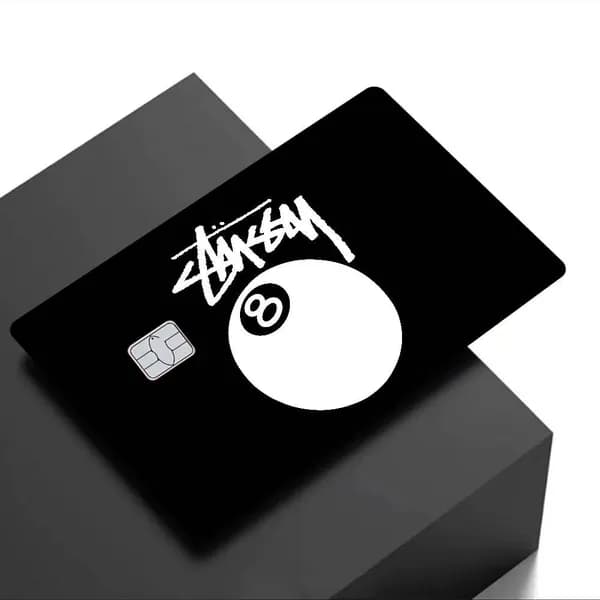 Стусси STUSSY Наклейка для банковской карты