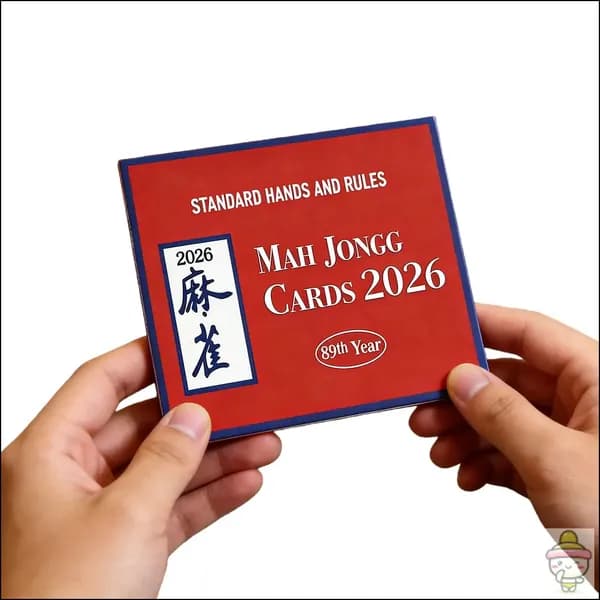 Официальные правила маджонга 2026 года, 4 карточки, красные
