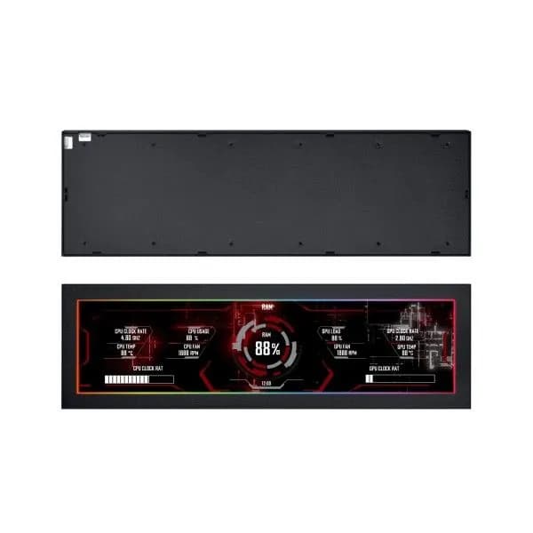 Lian Li 8.8" Интерактивная видеопанель (SM088X), IPS, 1920x480, 60 Гц, черный