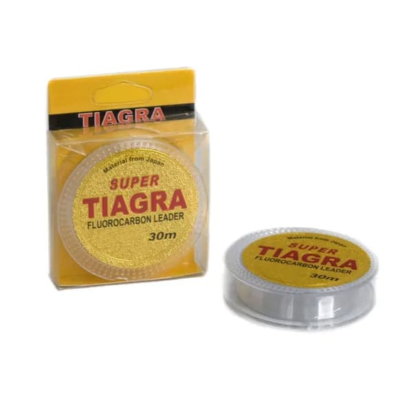 Леска для рыбалки SUPER TIAGRA флюорокарбоновая для спиннинга и удочки/Леска для ЛЕТНЕЙ и ЗИМНЕЙ рыбалки.