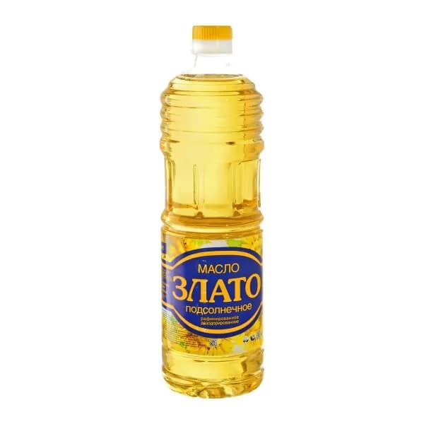 Масло подсолнечное Злато 1л