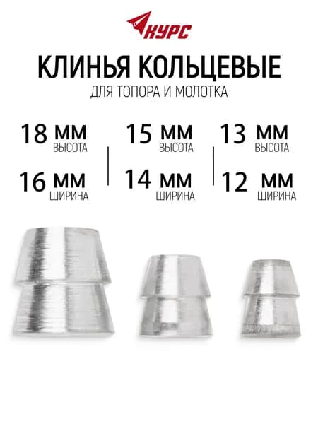 Клин для топора;(3 штуки);подходит для молотка, топора