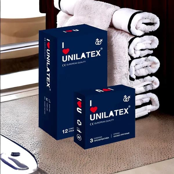 Презервативы Unilatex Extra Strong ультрапрочные 12 шт + 3 шт в подарок