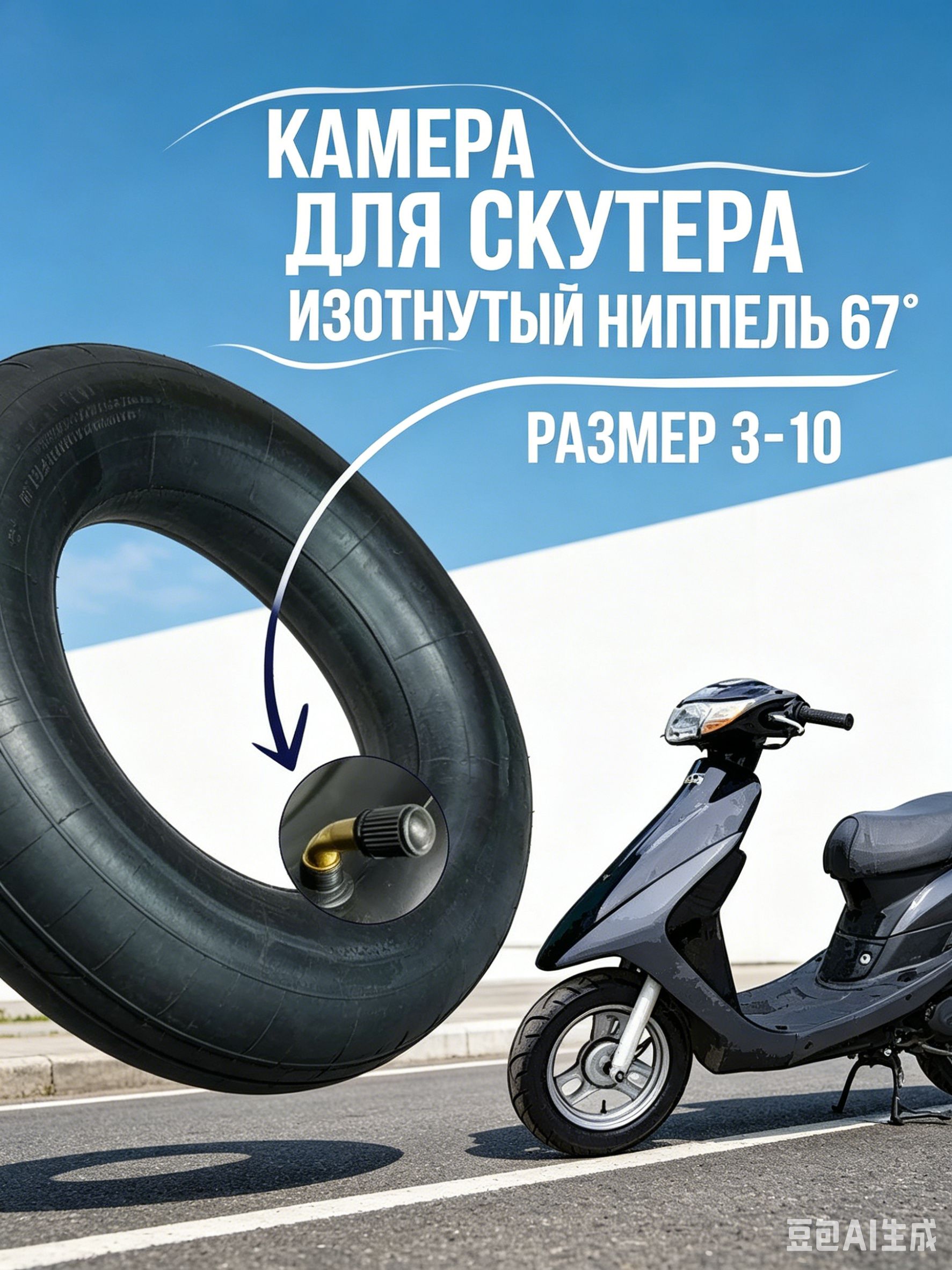 Камера колеса для мототехники R9