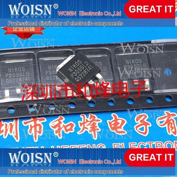 6шт P3055LD TO-252 25V 12A Интегральная схема