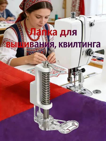 Лапка Для Вышивания, Стежки И Штопки Для Бытовых Швейных Машин