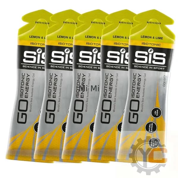 SiS, GO Isotonic Energy Gel, Гель изотонический углеводный, вкус Лимон и Лайм, 60мл, 5шт.