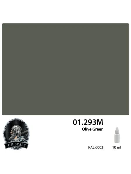 Акриловая краска Jim Scale Olive Green (RAL 6003), 10 мл