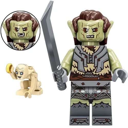 Фигурка Lord of the Rings Властелин Колец Орк и Голлум Совместима с Lego Конструктор для мальчиков