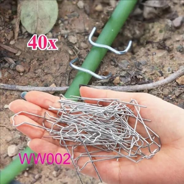 Скобы садовые, Металл, 40 шт