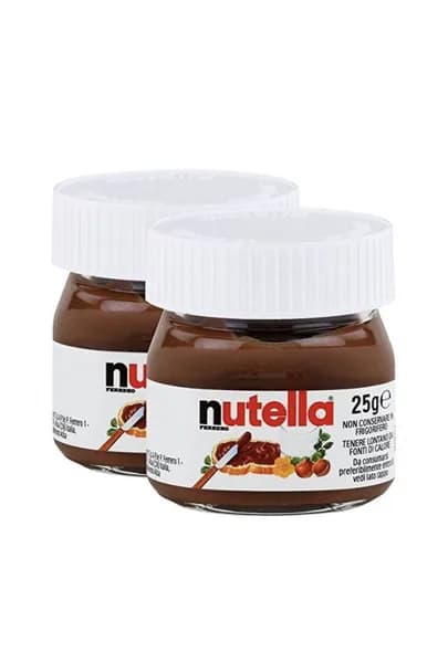 Шоколадная паста Nutella мини баночка 2 шт. по 25 гр.