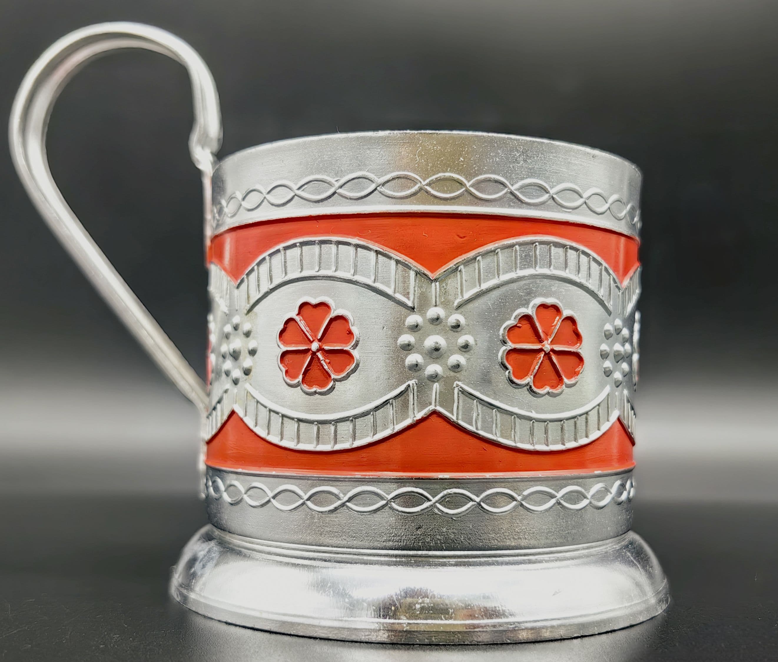 Подстаканник "Браслет". Алюминий. СССР. 1975-1990 гг.