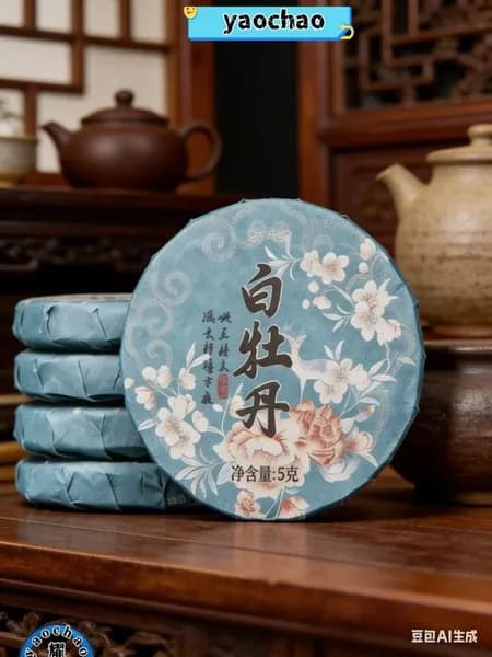 Белый Чай 2025 Бай Му Дань Прессованный Чайный Пирог White Tea