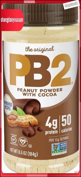 PB2 Foods, PB2, Сухая арахисовая паста с какао, 184 г