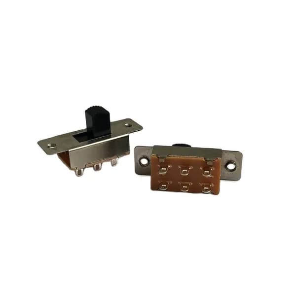 1 шт Переключатель движковый типа KBB KBB70-2P3W on-off-on