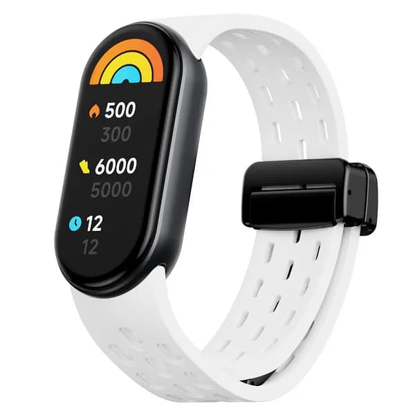 Мягкий силиконовый ремешок для Xiaomi MiBand 9, спортивный водонепроницаемый ремешок для Xiaomi Band 8