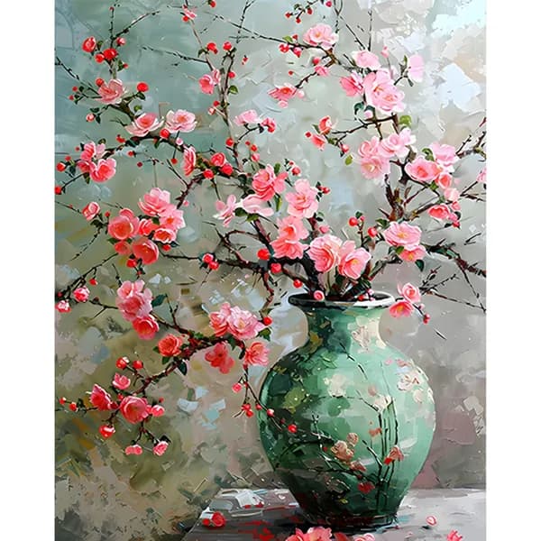 картина по номерам Пейзаж, холст без рамы, 40x50 см