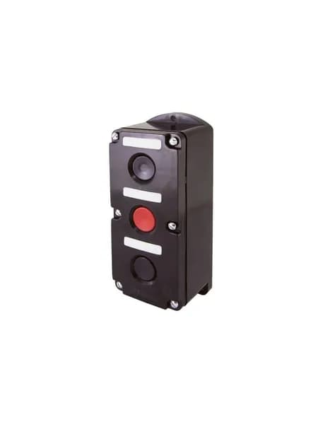 Пост кнопочный ПКЕ 212-3 У3, красная и две черные кнопки, IP40 TDM