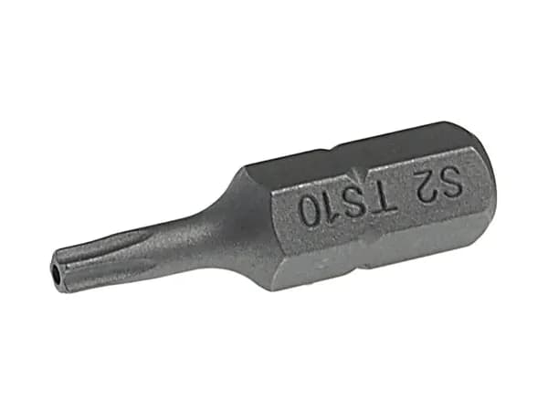 Бита TORX с отверстием вставка 1/4"DR 5-гранная TS10Hх25мм, JTC-1192510