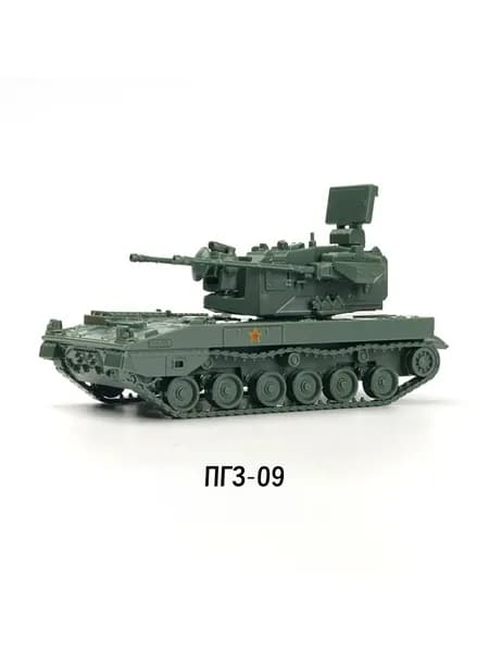 4D Модель 1/72 САУ PGZ09 зенитка, PLZ07 гаубица, сборная без клея, реалистичная военная игрушка