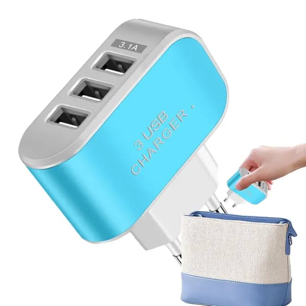 3 порта Compact USB -зарядка