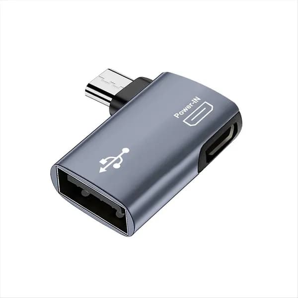 K3 2 шт. OTG-адаптера для 90-градусного левого/правого угла Micro-USB на USB Android-телефон планшетZN30