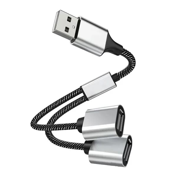USB-USB 2.0 Тройной USB-порт HUB Кабель-адаптер OTG Конвертер для зарядки данных USB-удлинитель-разветвитель, USB a на 2