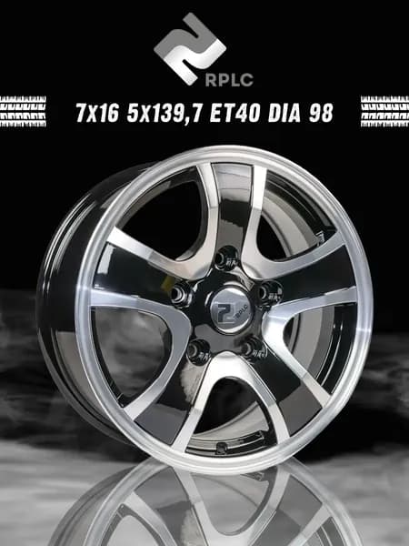 RPLC LA170 Колесный диск 16x7" PCD5х139.7 ET40 D98