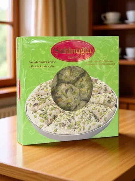 Кунжутная халва с фисташками SAHINOGLU 350 гр
