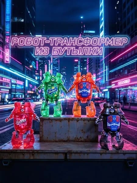 БУТЫЛКА-ТРАНСФОРМЕР (Пепси)