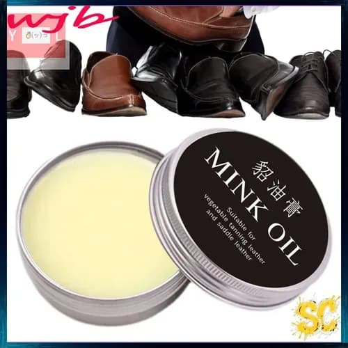 Норковый жир Mink Oil 100 г, премиум состав для обуви