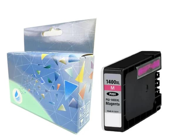 Картридж PGI-1400XL для Canon MAXIFY-MB2040/MB2140/MB2340/MB2740 Magenta AQUAMARINE (Совместимый)
