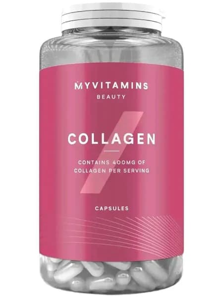 Collagen 400 mg 90 caps Myvitamins / Гидролизованный Коллаген I типа 400 мг 90 капсул MyProtein Великобритания / Для связок, суставов, кожи, волос, ногтей