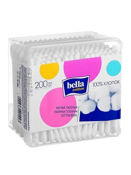 Ватные палочки "Bella cotton", 160 шт