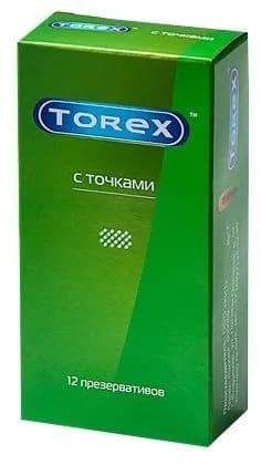 Презервативы торекс точечные 12
