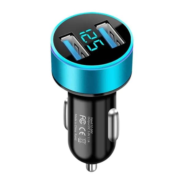 Автомобильное зарядное устройство Dual USB Сверхбыстрая зарядка