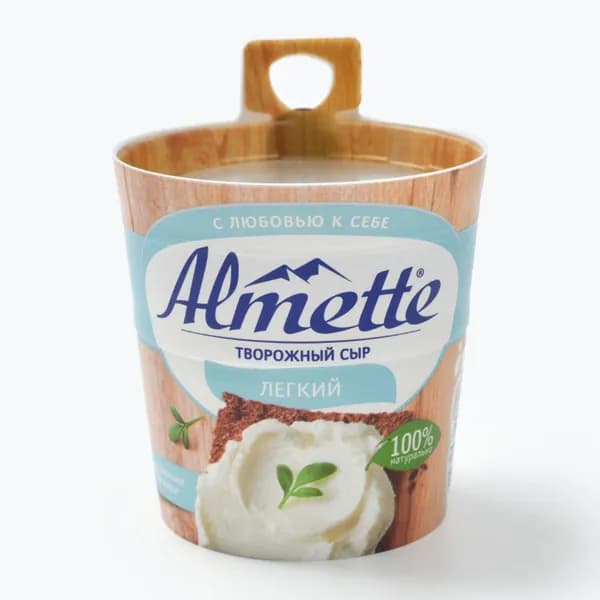 Сыр творожный лёгкий 53% 150 г, Almette