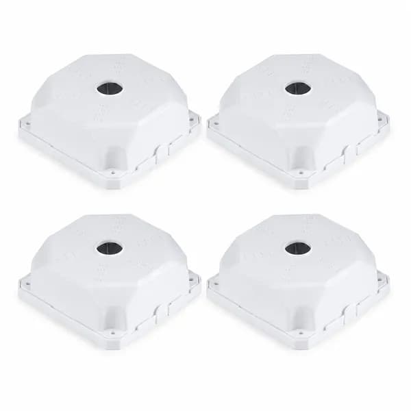 Монтажная коробка AB-W10 130/130/50 мм IP65 для видеокамер и кабельных соединений, белая