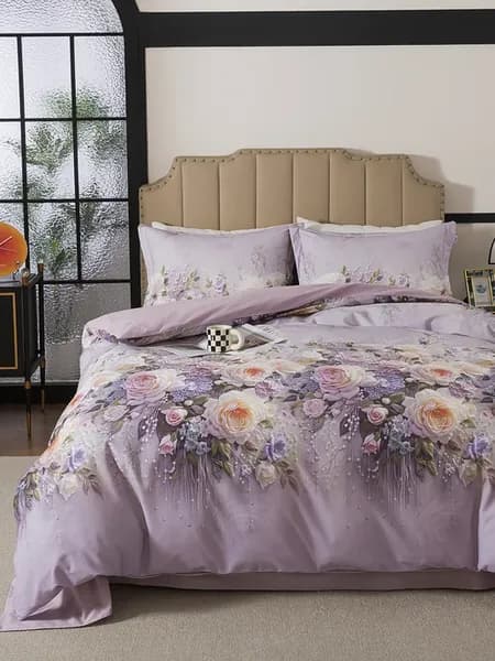 Постельное белье 1.5 спальное фланель хлопковая Flannel
