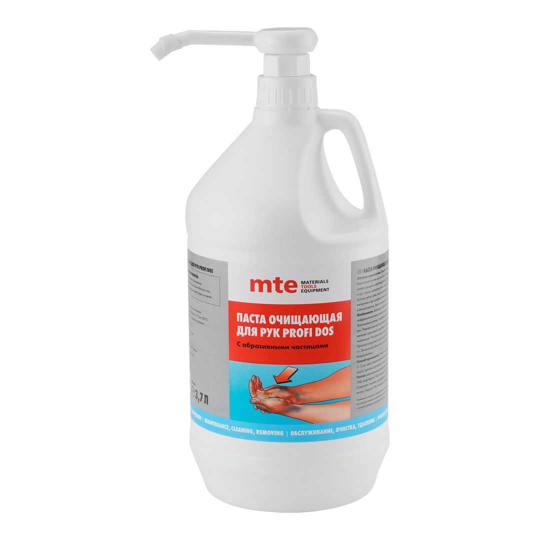 Паста очищающая для рук Profi DOS 3,7л, mte