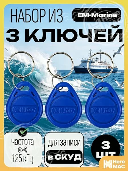 Брелок для ключей с NFC ID картой